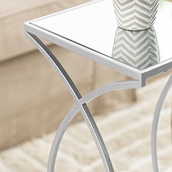 【N2 interior】stainless side table Eileen Gray Chrome Stainless Steel End Table by Modway — Lexmod
